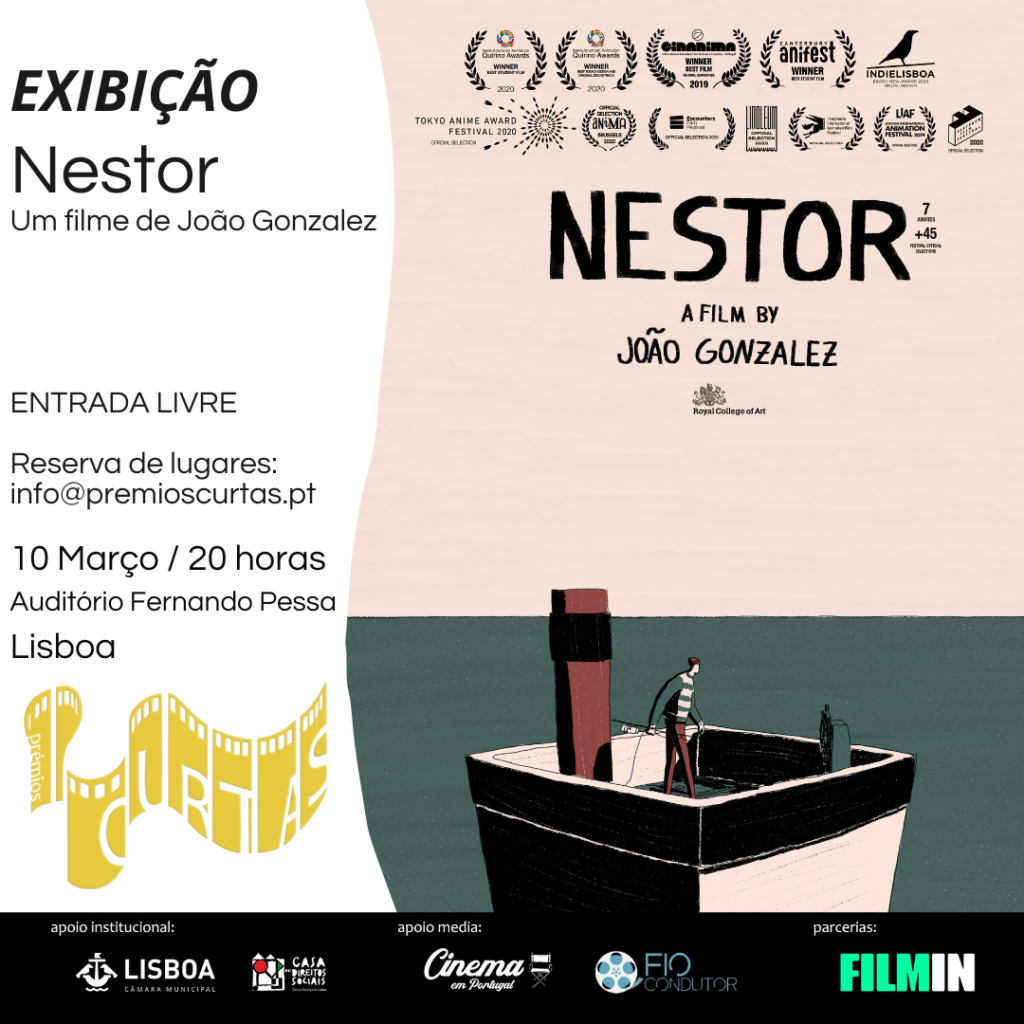 Exibição da curta Nestor